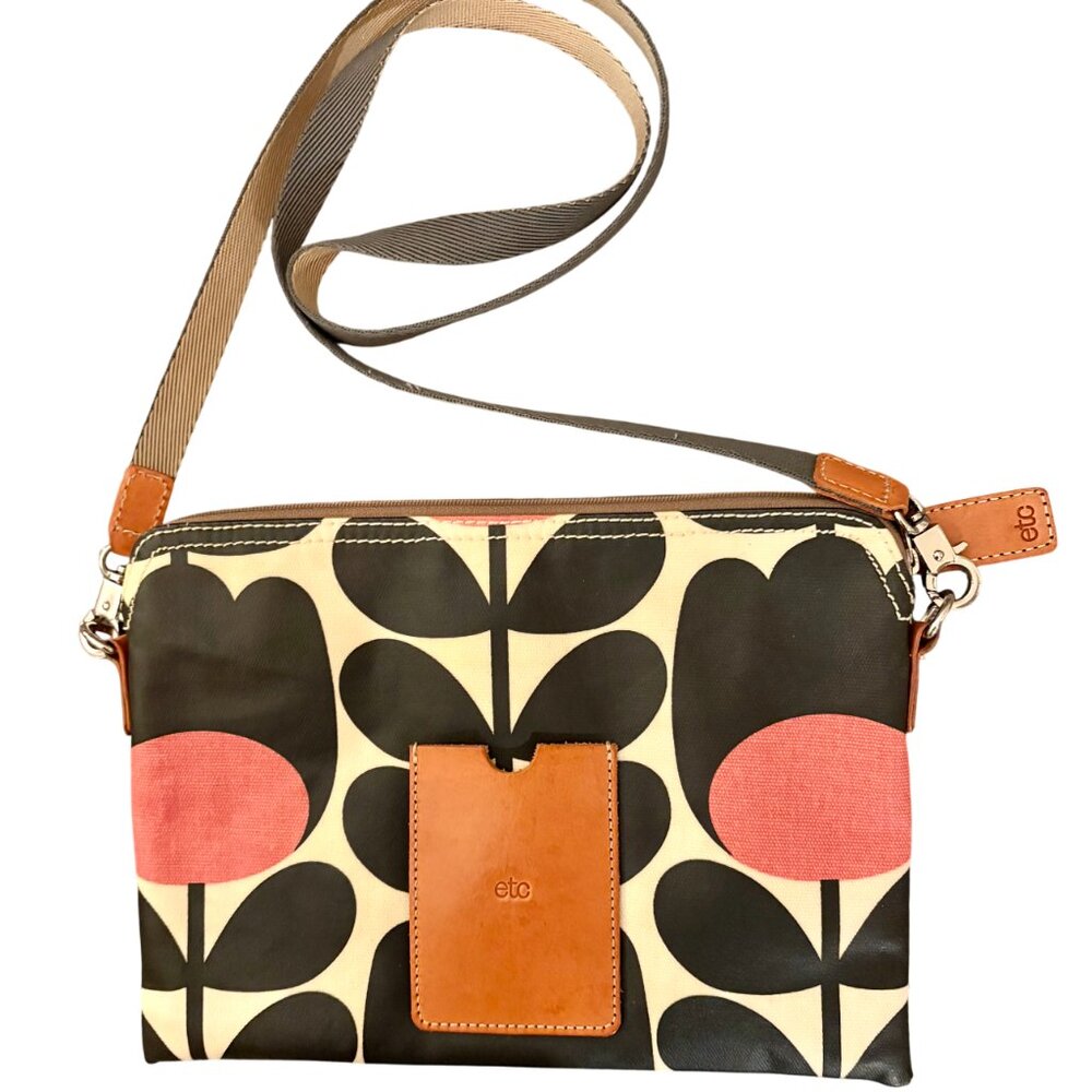 Orla Kiely Tulip Stem Design Midi Sling Bag
